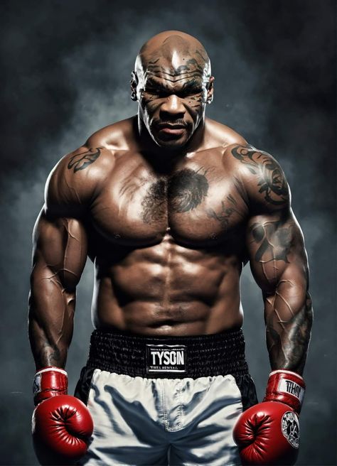 Mic Tyson, Mike Tyson Wallpaper, Tyson Mike, Dp For Whatsapp Dark, Mighty Mike, Mike Tyson Boxing, Gym Photo, Boxing Images, Iron Mike