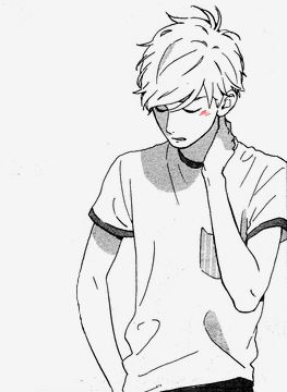 Damn..!! He's so cute when he's shy.. <3 -Mamura Daiki -Hirunaka No Ryuusei Shy Facial Expression Drawing, Shy Expression Drawing, Shy Male Pose, Shy Pose Reference Male, Shy Anime Pose, Shy Reference Pose, Shy Poses Drawing Reference, Shy Drawing, Shy Crush