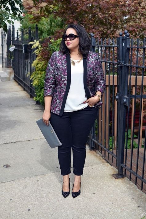 Curvy Girl Fashion: 40 Plus Size Outfits Plus Size Business Attire, Look Working Girl, Corporate Chic, Girl Fashion Style, Look Plus Size, Moda Plus, Plus Size Fashion For Women, Curvy Girl Fashion, Womens Fashion For Work