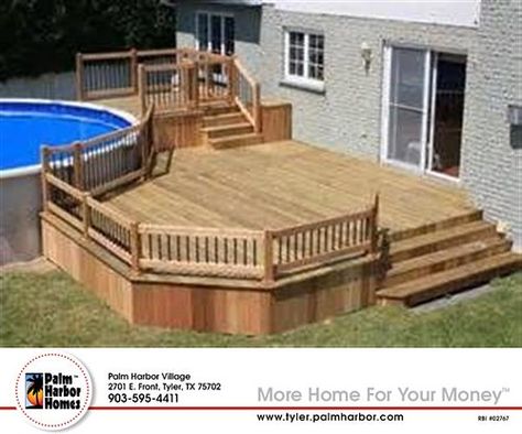 Patios Ideas, Decks Around Pools, Pool Deck Plans, Swimming Pool Decks, Building A Porch, Patio Deck Designs, Mobile Home Porch, Enclosed Patio, Deck Designs Backyard