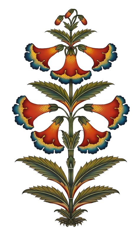 Mughal ,Mughal Flower, Mughal Prints, Mughal Digital Design, Digital Prints, Textile Prints Solid Nail Colors, Mughal Prints, Prints Textile, Mughal Flower, Floral Print Background, Hd Flowers, Mughal Art Paintings, Polish Folk Art, Botanical Flower Art