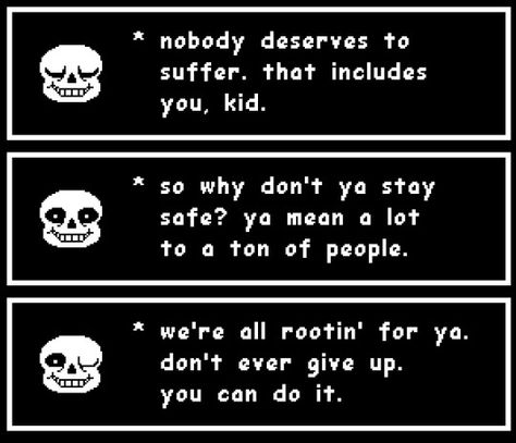 Thanks Sans. (,^_^,) Undertale Widget, Undertale Motivation, Sans Quotes, Undertale Quotes, Dont Ever Give Up, Undertale Memes, Toby Fox, Undertale Cute, Undertale Drawings