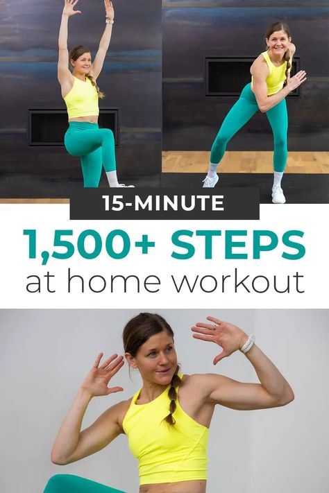 Get 1,500 steps and burn fat with the best beginner weight loss workout. This is a low impact but high intensity cardio workout at home using just your bodyweight. Follow along with the best standing cardio exercises for fat loss. Standing Cardio, Low Impact Cardio Workout, Cardio For Fat Loss, Hiit Workouts For Beginners, Mini Workouts, Cardio Exercises, High Intensity Cardio, Low Impact Cardio, Cardio Workout At Home