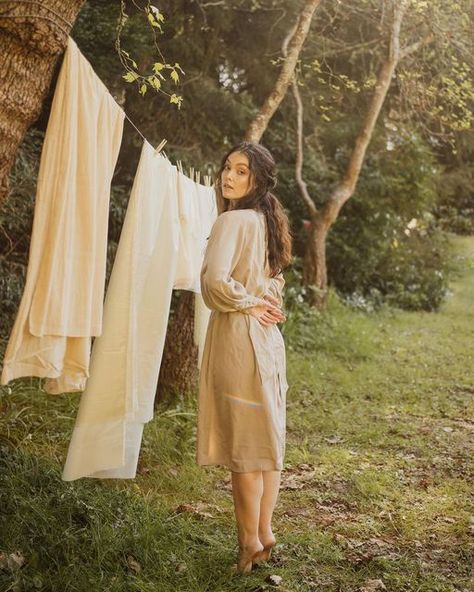 Gabby Connors on Instagram: "Little House on the Prairie vibes with Jess 🤍 always a dream shooting with this creative soul • • • Concept/📸: @jessholle Hair/MUA: @delaneyhawley" Clothes Line Photoshoot, Clothesline Photoshoot, Posing Photography, Ig Model, Shot Ideas, Little House On The Prairie, Creative Soul, Laundry Day, Photoshoot Concept