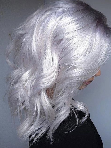 Icy Blonde Hair, Silver Blonde Hair, Silver Hair Color, Silver Blonde, Short Grey Hair, Platinum Hair, Platinum Blonde Hair, Pastel Hair, Blonde Pixie