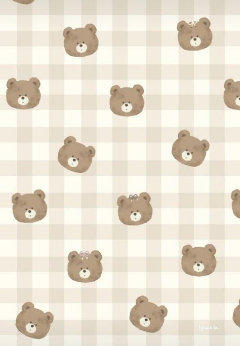 Teddy Bear Wallpaper Iphone, Teddy Bear Wallpaper, Teddy Bear Pictures, Kids Background, Beige Wallpaper, Cute Simple Wallpapers, Apple Watch Wallpaper, Cute Wallpaper For Phone, Bear Wallpaper