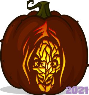 Other Mother Pumpkin Carving, Mothman Pumpkin Carving, Coraline Pumpkin Carving Stencil, Coraline Pumpkin Carving Ideas, Other Mother Pumpkin, Pumpkin Carving Coraline, Coraline Pumpkin Carving, Coraline Pumpkin, Scary Pumpkin Carving Patterns