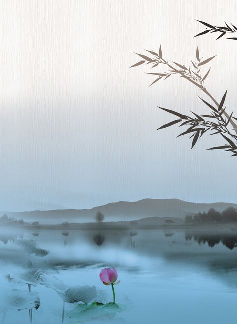 Ink painting, wind, landscape, lotus, bamboo, ancient poetry collection, poster background, psd Picture For Poetry Background, Poetry Templates Background, Poetry Background Templates, Poetry Background Design, Background For Poetry, Poetry Background Pictures, Poems Background, Poems Background Template, Poem Background