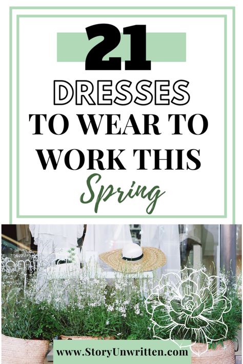 21 Must Have Spring Dresses for Work - spring fashion | work fashion | office outfits | work outfit ideas | interview outfit ideas | professional fashion | business casual | business professional | women's dresses | dresses from amazon | affordable dresses Spring Business Professional Outfits, Spring Dresses For Work, Business Professional Dresses, Spring Work Dresses, Dresses To Wear To Work, Work Fashion Office, Cute Dresses For Work, Outfit Ideas Office, Professional Dress For Women