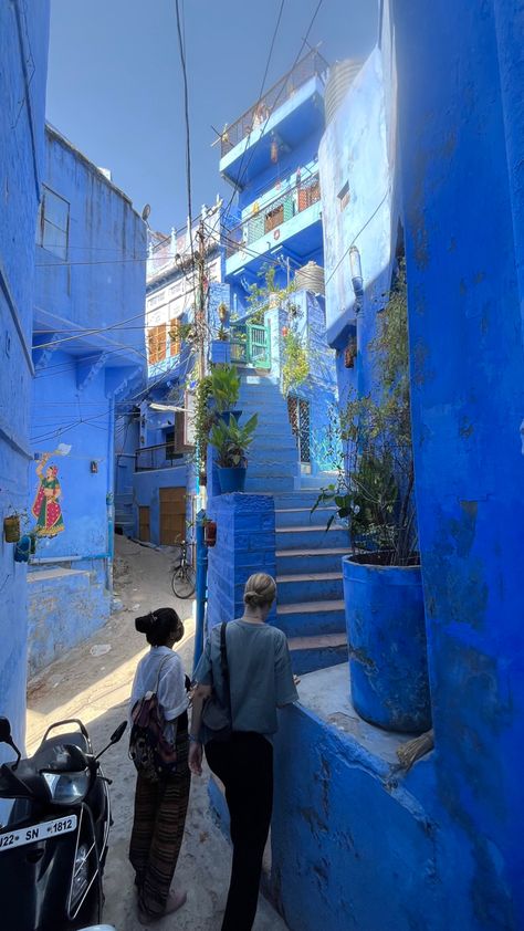 #bluecity #jodhpur #rajasthan #india #blue #tourism Jodhpur Snap, Jodhpur Aesthetic, Blue City Jodhpur, Travelling Asia, Rajasthan Art, Rajasthan Tourism, Jodhpur Rajasthan, Travel Creative, All The Bright Places