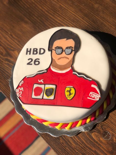 Carlos Sainz Birthday Cake, 20th Birthday, Birthday Cake, Cake, Birthday