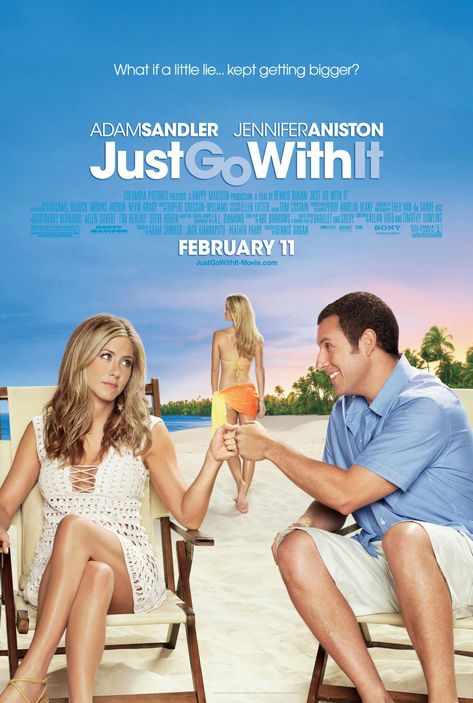 Just Go With It Movie, It Movie Poster, Girls Night Movies, Best Teen Movies, Just Go With It, It Movie, Brooklyn Decker, Bailee Madison, Girly Movies