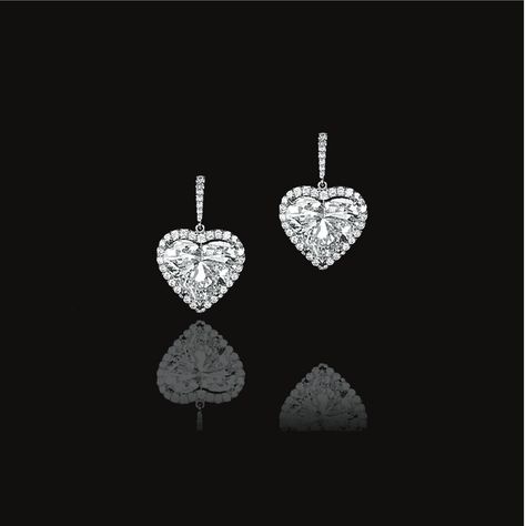 Heart Solitaire Earrings, Heart Shape Diamond Earrings, Heart Shaped Diamond Earrings, Heart Diamond Earrings, Diamond Heart Earrings, Heart Diamond Ring, Tiaras Jewellery, Solitaire Earrings, International Jewelry