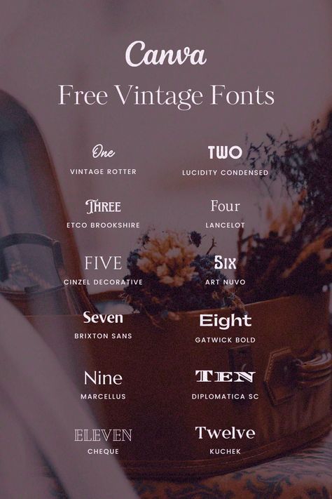 free fonts handwriting Canva Vintage Font, Vintage Canva Fonts, Free Vintage Fonts, Canva Sticker, Canva Tricks, Old School Fonts, Fonts Vintage, Classic Serif Fonts, Canva Font