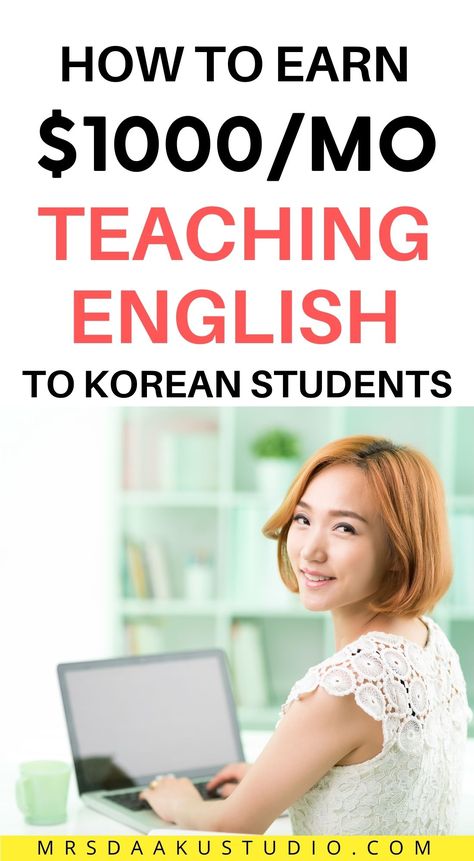 Do you want to teach english online to kids? Then you can be an online tutor and start making money online as a teacher for Korean students. They are fun and you can find everything about how to get started as an ESL teacher here. Earn passive income from teaching online. You can work from home and generate nice income. #workfromhome #tutoringjobs #makemoney #passiveincome #jobs Online Tutoring Jobs At Home, Online Teaching Jobs, Earn Money Online Free, 2023 Goals, Teaching Online, Korean Student, Teaching English Online, Best Online Jobs, Freelance Writing Jobs