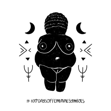 Venus Illustration, Women Symbol, Venus Tattoo, Native American Spirituality, Venus Of Willendorf, Feminine Symbols, Hope Art, Great Mother, Female Symbol