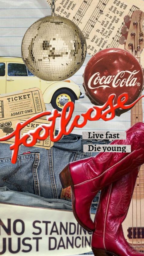 Footloose Birthday Party Theme, Footloose 2011 Aesthetic, Footloose Aesthetic 1984, Footloose Party Ideas, Southern Vintage Aesthetic, Footloose Wallpaper, 80s Dance Aesthetic, Dancing Aesthetic Vintage, Footloose Quotes