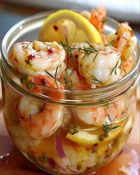 Pickled Shrimp Recipe, Dreamsicle Salad Recipe, Andouille Sausage Gumbo, Pickled Shrimp, Snicker Apple Salad, Gumbo Recipe Sausage, Chinese Chicken Salad Recipe, Summer Squash Casserole, Steak Bites Recipe