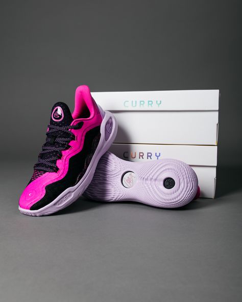 NEVER NOT BALLIN‘ | - GIRL DAD - Steph Curry pays tribute to his daughters Riley and Ryan with the latest colorway of his signature shoe. Get the Curry 11… | Instagram Stephen Curry Shoes, Curry Shoes, Ball Shoes, Futuristic Shoes, Girl Dad, Steph Curry, Stephen Curry, Basketball Shoes, Under Armour