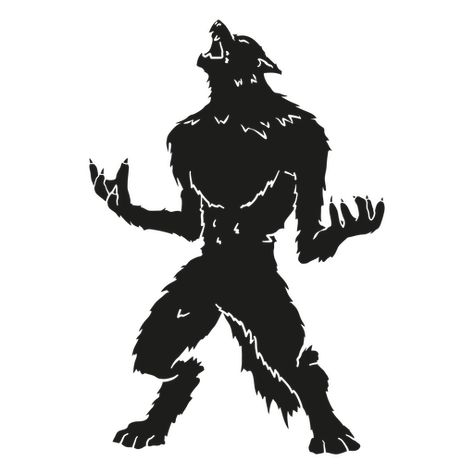 Werewolf howling to the sky PNG Design Werewolf Howling, Sky Png, Werewolf Tattoo, Ghost Silhouette, Fall Yard Decor, Halloween Furniture, Different Expressions, Werewolf Art, Dark Home Decor