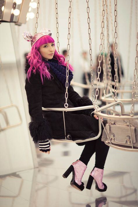 Pink Hair And Tattoos, Meet Gala, Gala Darling, What Is Love, Top Model, Pink Hair, Daily Outfits, My Favourite, Betsey Johnson