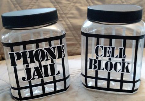 Jail Ideas, Cell Phone Jail, Phone Jail, Behavior Management Strategies, Classroom Hacks, Classroom Makeover, Depth Of Knowledge, Behaviour Management, Class Decor