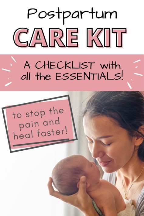 The Ultimate Postpartum Care Kit Checklist - Conquering Motherhood Sagging Belly, Perineal Care, New Mom Needs, Postpartum Must Haves, Postpartum Care Kit, Postpartum Essentials, Postpartum Belly, Mom Needs, Childbirth Education