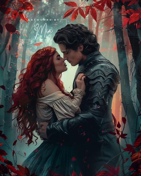 Milica Pavlovic (@artworks_by_mia) • Photos et vidéos Instagram Ash And Blood Characters, Book Couple Fanart, Poppy Blood And Ash, From Blood And Ash Fanart, Romance Arte, From Blood And Ash, Blood And Ash, Book Couples, Jennifer L Armentrout