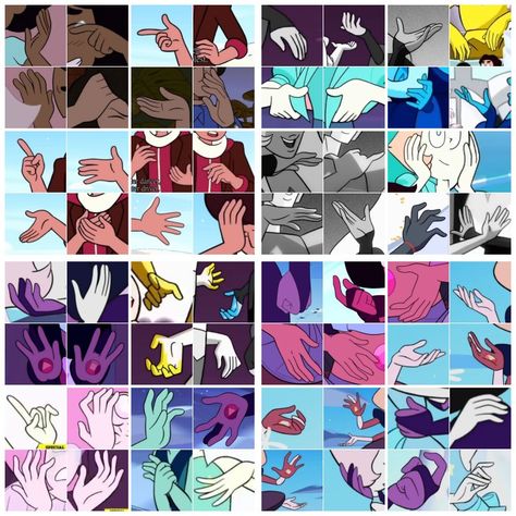 Steven Universe Hand Reference, Steven Universe Tutorial, How To Draw Steven Universe Style, Steven Universe Character Base, Steven Universe Character Design, Steven Universe Hand, Steven Universe Body Base, Cartoon Hands Reference, Hand References