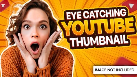 PSD an ad for eye catching youtube thumb... | Premium Psd #Freepik #psd #video-cover #thumbnail-design #thumbnail-template #video-thumbnail Youtube Thumbnail Poses, Youtube Thumbnail Design Ideas, Thumbnail Youtube Inspiration, Unique Captions, Thumbnail Template, Thumbnails Youtube Background, Thumbnail Ideas, Real Background, Video Cover