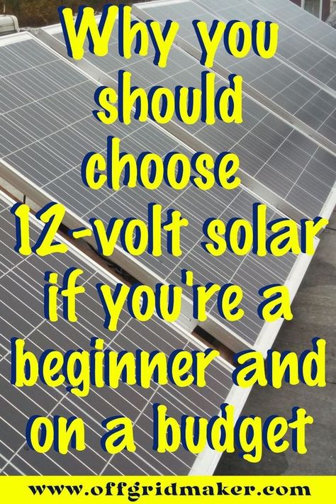 Diy Solar Power System, Off Grid Solar Power, Rv Solar Power, Solar Energy Projects, Solar Energy Diy, Renewable Energy Systems, Rv Solar, Solar Power House, Solar Power Diy