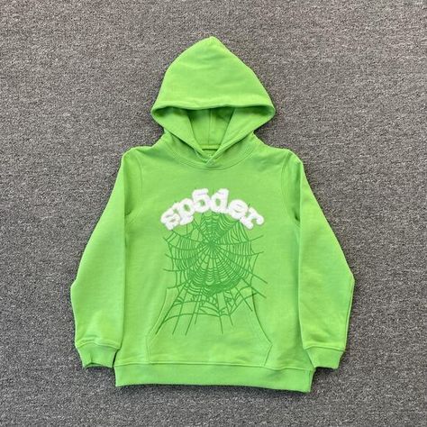 Young Thug Sp5der 555555 Men's green hoodie Spider 555 Hoodie, 555 Hoodie, Green Spider, European Winter, Green Hoodie Men, Spider Hoodie, Spider Worldwide, Young Thug, Green Hoodie