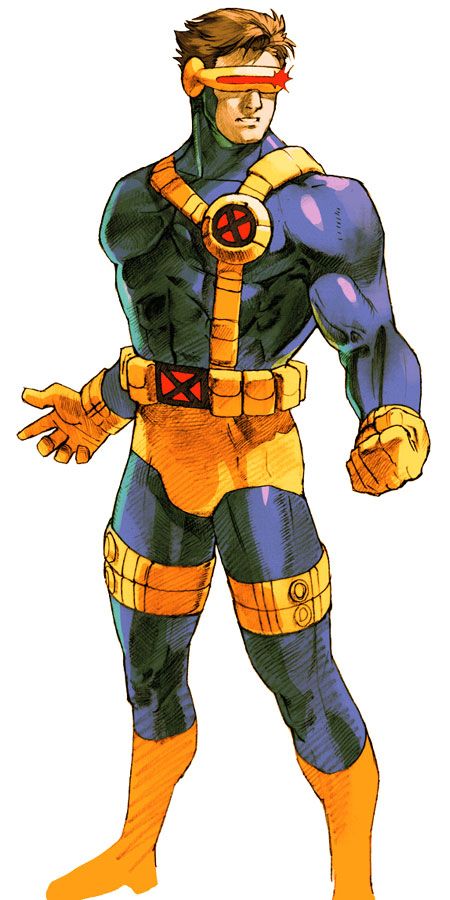 Cyclops X Men, Cyclops Marvel, Capcom Vs, Capcom Art, Arte Dc Comics, Uncanny X-men, Video X, Retro Game, Marvel Comics Art