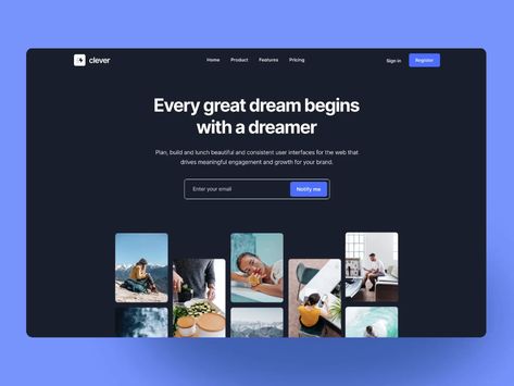 Hero section - Bootstrap components Website Design Hero Section, Hero Section Web Design Inspiration, Hero Section Ui Design, Hero Section Web Design, Website Hero Section, Hero Section, Mobile App Design Inspiration, Website Images, Modern Web Design