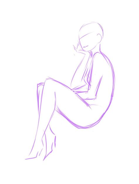 1000+ ideas about Drawing Poses on Pinterest | Anatomy drawing ... Cringe Art, Sitting Pose, Poses References, Figure Drawing Reference, Art Poses, Drawing Tutorials, Art Tutorial, Mail Art, Anime Poses Reference