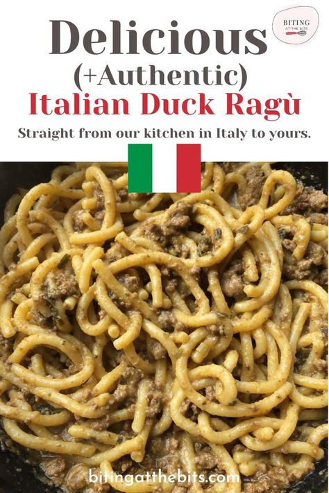 Venetian Duck Ragù is regional Italian cooking at its best and one of our favorite pasta dishes to eat and make here at home in Northeast Italy where it comes from. A slow-simmered ragù made w/duck, soffrito, garlic, herbs, spices, white wine, butter, duck or chicken stock, milk, and extra virgin olive oil (and sometimes pancetta) all simmered to perfection. This recipe is delicious and simple to make, but it's worth the time it takes to develop the depth and richness it's known and loved for. Venetian Duck Ragu, Duck Ragu Recipe, Duck Pasta, Duck Ragu, Wine Butter, Ragu Recipe, Herbs Spices, Duck Recipes, How To Dry Rosemary