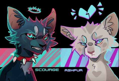 Lps Warrior Cats, Warrior Cats Scourge X Ashfur, Sss Warriors Cats, Warrior Cats Scourge, Ferrari Art, Cats Stuff, Warrior Cats Fan Art, Warriors Cats, Big Cats Art