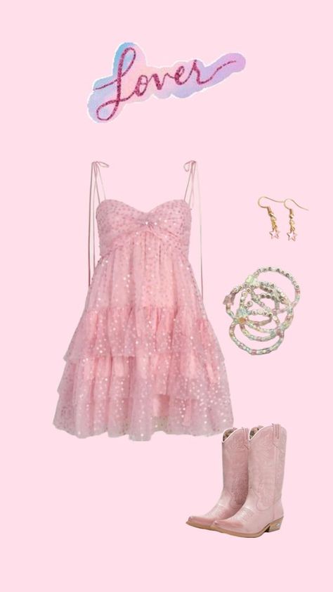 Check out leahrosexx's Shuffles Lover | Taylor Swift | Eras Tour Outfit 🦋💗⭐️ Lover Taylor Swift Eras Tour, Taylor Swift Halloween Costume, Taylor Swift Eras Tour Outfit, Lover Taylor Swift, Taylor Swift Costume, Lover Taylor, Sabrina Carpenter Style, Eras Tour Outfit, Photos Of Taylor Swift