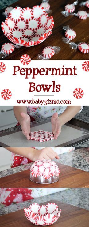 Peppermint Candy Crafts, Food Display Ideas, Diy Food Display, Peppermint Candy Bowl, Candy Cane Crafts, Diy Food Gifts, Candy Crafts, Ideas Food, Diy Holiday Gifts