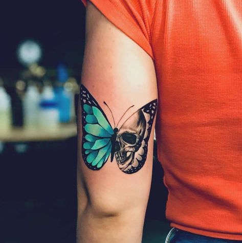 We The People Tattoo Design, We The People Tattoo, Tattoo Ideas Tumblr, Butterfly Sleeve Tattoo, Mens Butterfly Tattoo, People Tattoo, Tattoo Ideas For Guys, Monarch Butterfly Tattoo, Butterfly Tattoo Ideas