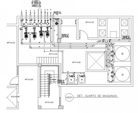 Mechanical Room Layout, Mechanical Room, Window Detail, Drawing Block, 2d Design, Building Plan, Cad Blocks, Autocad Drawing, Room Planning