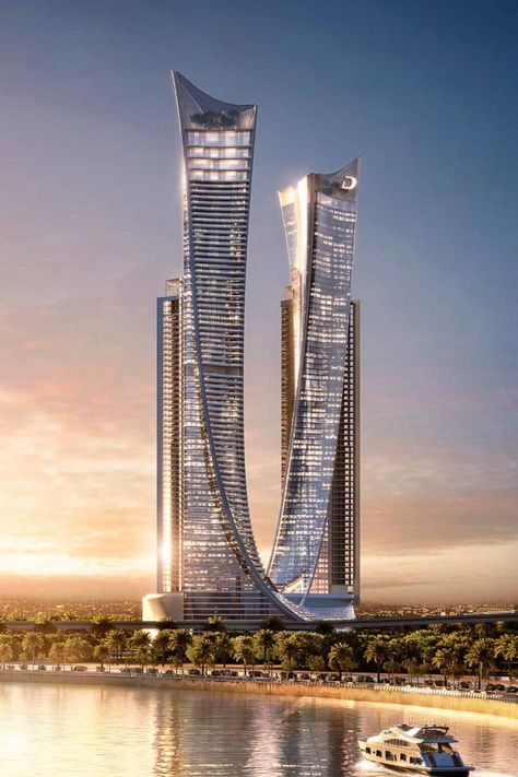 City Development, Architecture Photography Buildings, Futuristic Building, Modern Skyscrapers, Future Buildings, Skyscraper Architecture, Building Concept, Architecture Building Design, Architecture Concept Drawings