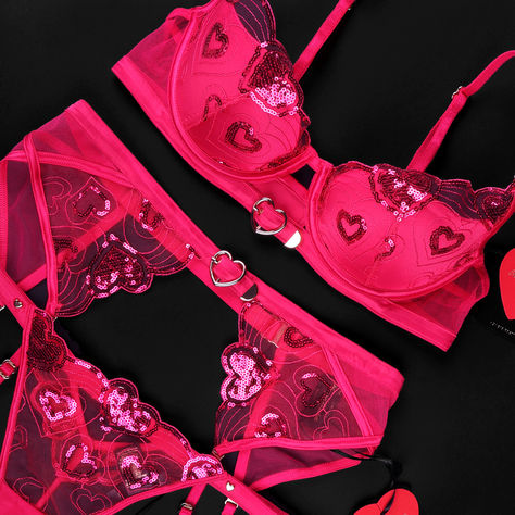 pink, pink lingerie, spring, florals, romance, lingerie, flirty, hearts, dressing gown, lace, heart, lace lingerie, silver, silver jewellery, sequins, sequin top, sparkles, sparkle Pink Lingerie Outfit Night, Hot Pink Lingerie, Relationship Journal, Heart Lingerie, Lingerie Outfit Night, Lingerie Pink, Pink Luxury, Honey Birdette, Valentines Lingerie