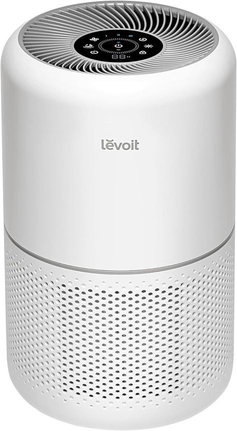 Amazon.com: LEVOIT Air Purifiers for Home Bedroom, Smart WiFi, HEPA Sleep Mode for Home Large Room, Quiet Cleaner for Pet Hair, Allergies, Dust, Smoke, Pollon, White Noise, Alexa Control, Core300S-P, White : Home & Kitchen Air Purifier Accessories, Dry Throat, Pet Allergies, Hepa Air Purifier, Air Purifiers, Dorm Essentials, Pre Production, Smart Wifi, Dim Lighting