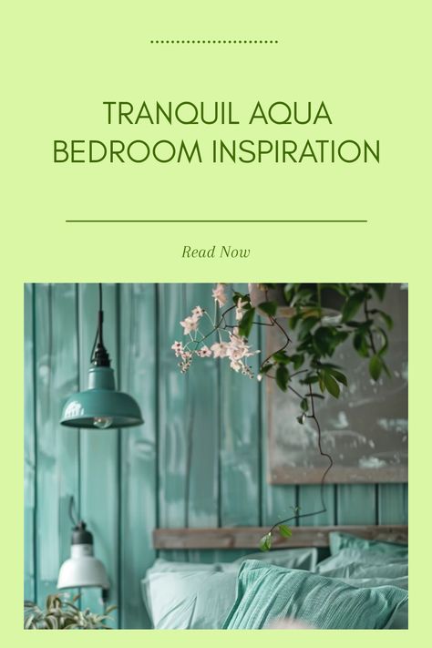 Explore serene aqua bedroom inspirations that transform your space into a calm sanctuary using calming shades and decor ideas. Sea Glass Bedroom, Aqua Bedroom Ideas For Adults, Aquamarine Bedroom, Aqua Bedroom Ideas, Aqua Bedroom Decor, Aqua Paint Colors, Aqua Bedroom, Aqua Room, Aqua Bedrooms