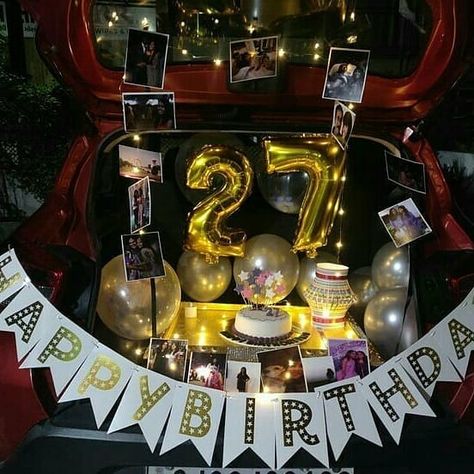 #carbootdecoration hashtag on Instagram • Photos and Videos Car Boot Decoration For Birthday, Bday Decoration In Car, Car Surprise, Boot Decor, Birthday Deco, Surprise Birthday Decorations, Shopping Mall Design, Friend Scrapbook, Crush Humor