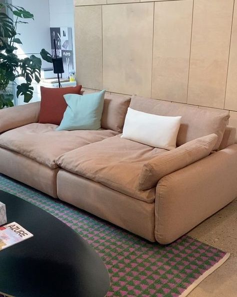 FLOYD on Instagram: "The Sink Down Sectional, featured here at the Floyd HQ in Sienna in Cambric. All quality comfort here. ☁️ Our Labor Day Sale is happening now. Save 20% site wide and 30% off on all Sectionals, including the Sink Down." Wide Sofa Couch, Floyd Sink Down Sectional, Floyd Couch, Floyd Sectional, Deep Sectional, Us Labor Day, Labor Day Sale, Colorado Homes, Little House