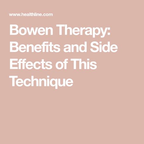 Bowen Therapy: Benefits and Side Effects of This Technique Bowen Therapy Techniques, Bowen Technique, Bowen Therapy, Therapy Benefits, Therapy Techniques, Hand Movements, Gastrointestinal Disorders, Parasympathetic Nervous System, Autonomic Nervous System