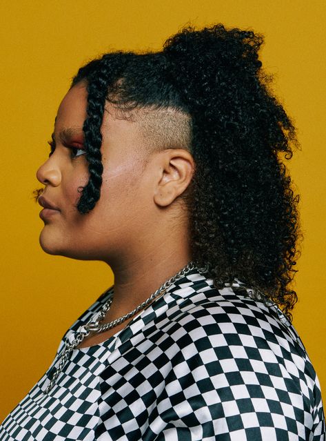 Cult Hair Archives - INFRINGE Shaved Curly Hair, Queer Haircut, Undercut Curly Hair, Queer Hair, Shaved Side Hairstyles, Shaved Undercut, Beautiful Black Hair, Transitioning Hairstyles, Hairstyle Names