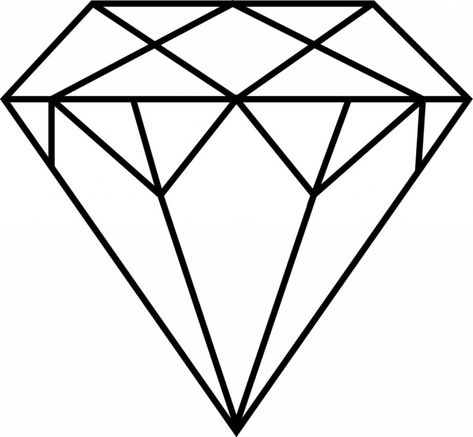 Diamond 3d Drawing | Free download best Diamond 3d Drawing on ClipArtMag.com Diamond Template, Diamond Outline, Digital Photography Lessons, Digital Photography Backdrops, Plastic Recycling, Diamond Tattoos, Diamond Vector, Diamond Drawing, String Art Patterns